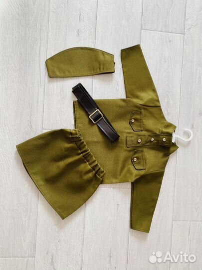 На брони-Детская военная форма для девочки