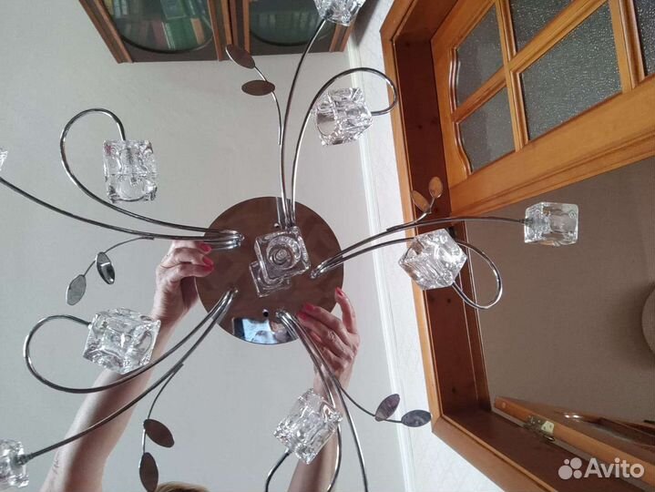 Люстра потолочная бу