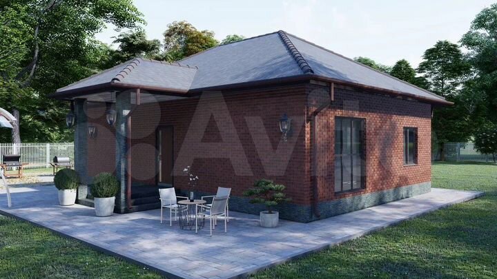 Дом 82 м² на участке 6 сот.