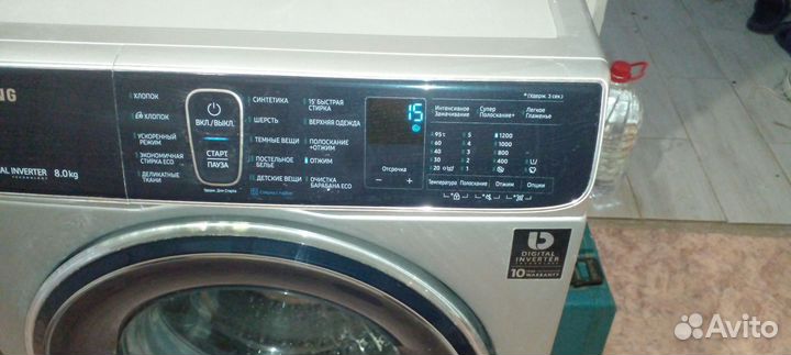 Стиральная машина samsung ecobubble WW80K62E61sdlp