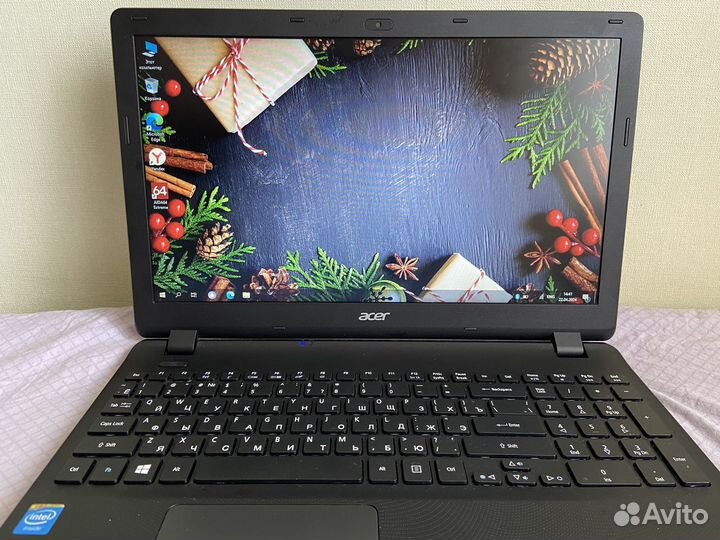 Офисный Ноутбук Acer Intel/2gb/500gb/АКБ