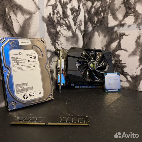 Видеокарта 750TI 1gb ddr5