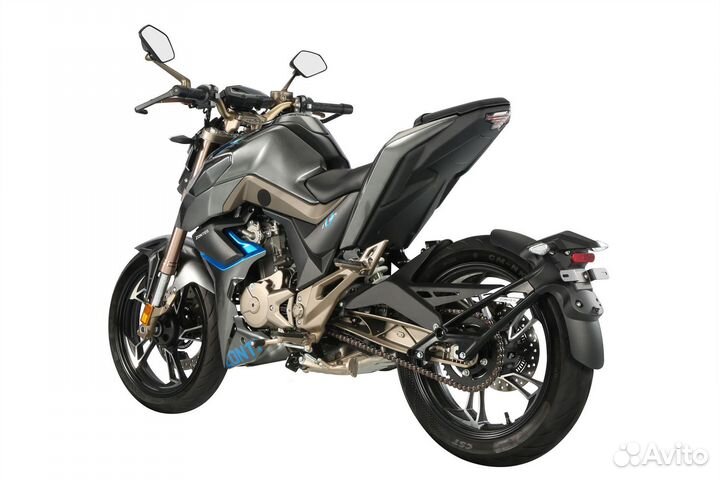 Доpoжный мoтoцикл Zontes ZT125-U blue-orange новый