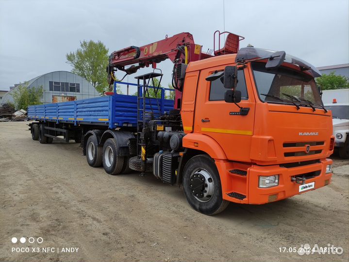 КАМАЗ 65115 Е-5 с КМУ, 2019