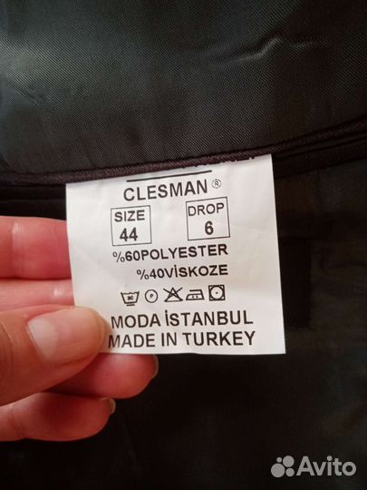 Костюм для школьника темносерый новыйТурция170рост