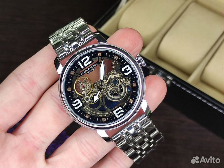 Механические часы скелетон Patek Philippe