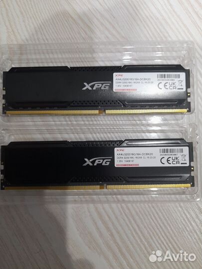 Оперативная память adata xpg gammix d20 32 gb