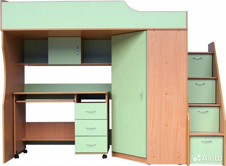 Детская кровать чердак