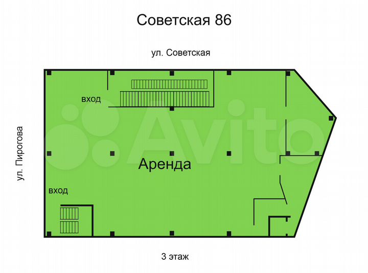 Торговая площадь, 90, 100, 311 и 377 м²