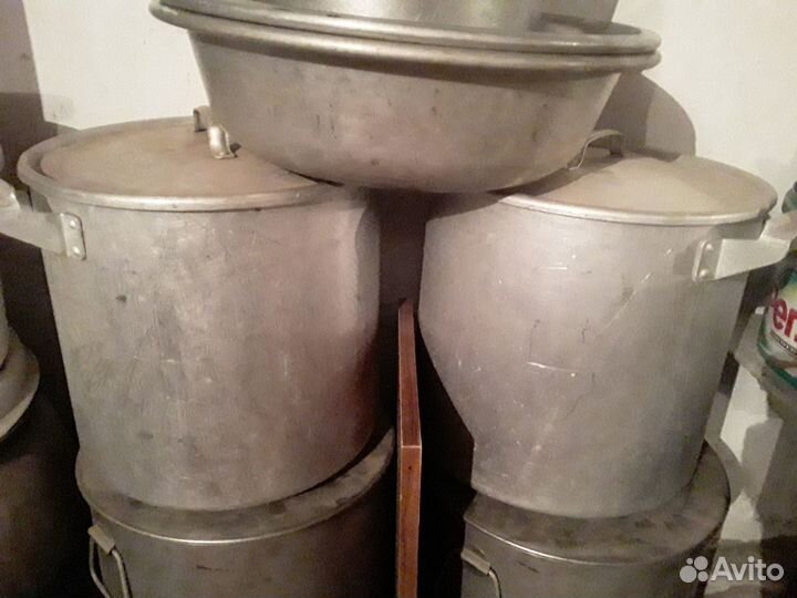 Кастрюля алюминиевая пищевая 30 литров