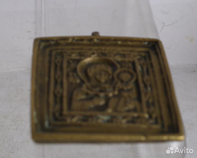 Икона вершковая Богородица Одигитрия