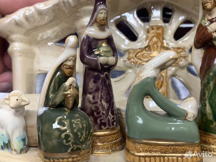 Статуэтка фарфор вертеп рождество. раритет