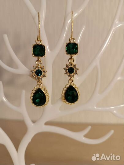 Серьги люкс Бижутерия