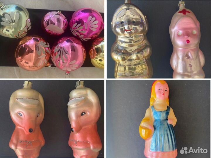 Елочные игрушки СССР