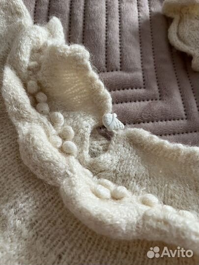 Красивое вязанное платье на девочку 68 размер