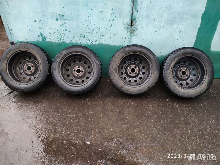 Колёса зима шипы Хендай Солярис, Киа Рио