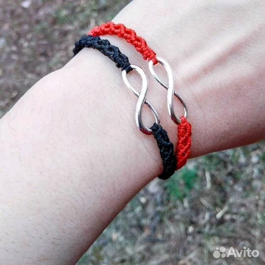 Браслеты красная нить, именной браслет