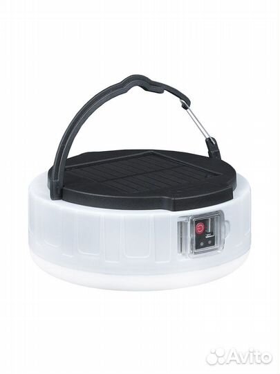 Походный фонарь кемпинговый с солнечной панелью