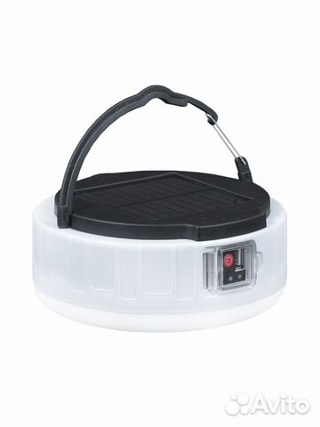 Походный фонарь кемпинговый с солнечной панелью