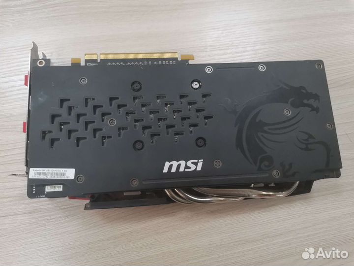 Видеокарта MSI radeon rx 480 gaming X 8G