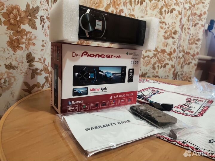 Магнитола 1 din pioneer новая