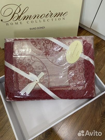 Комплект пастельного белья евро новый