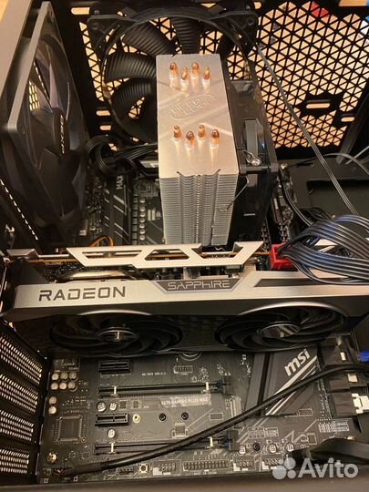 Видеокарта Sapphire Radeon RX nitro + 6600 xt 8gb