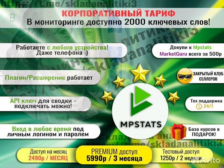 Mpstats доступ складчина