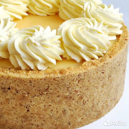 Торт Чизкейк Голубика-Лимон на День рождения