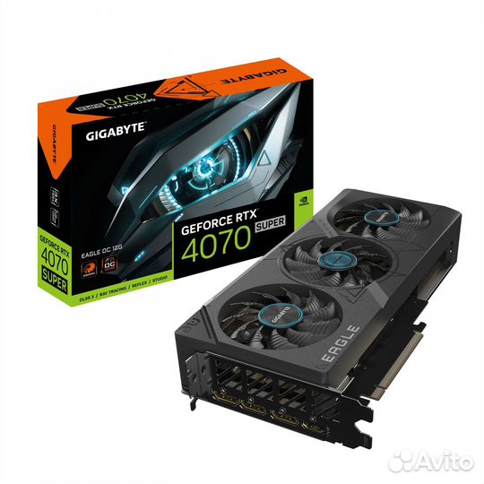 Видеокарта gigabyte RTX 4070 Super eagle OC 12G