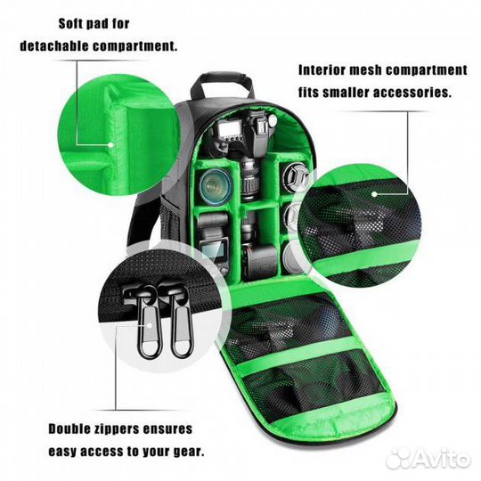 Рюкзак сумка для фотоаппарата фоторюкзак