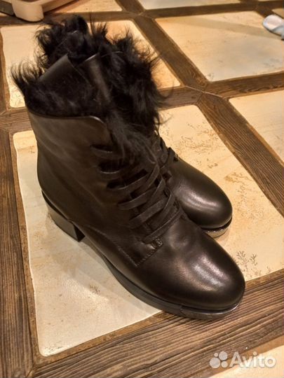 Зимние ботинки с мехом