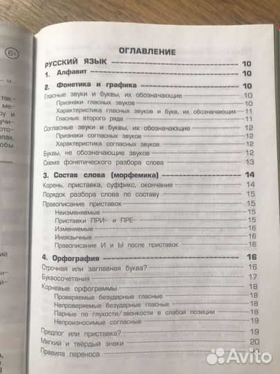 Справочник для начальных классов