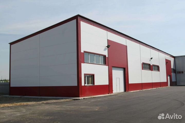 Быстровозводимые склады, ангары из сэндвич панелей