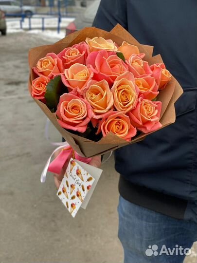 Розы цветы букеты доставка