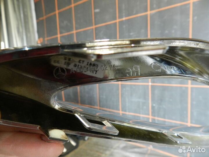 Накладка насадки выхлопной-Mercedes-Benz GLE W166