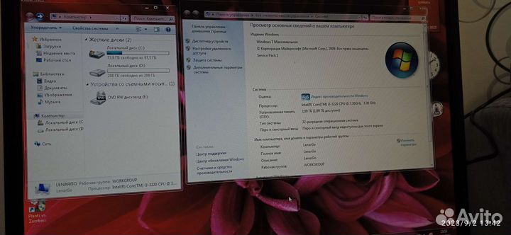 Компьютеры и принтер