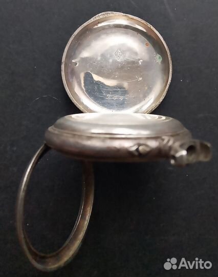 Часы-кулон, серебро, 19-век