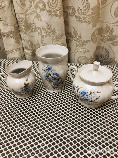 Чайный сервиз фарфор СССР. Графины