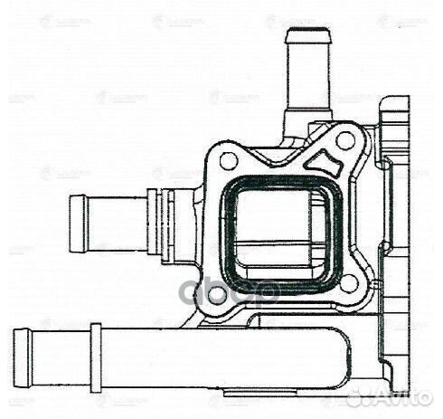 Корпус термостата для а/м Opel Astra J (10) /Ch