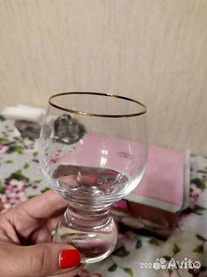 Бокалы Gina Bogemia и стопки IKEA