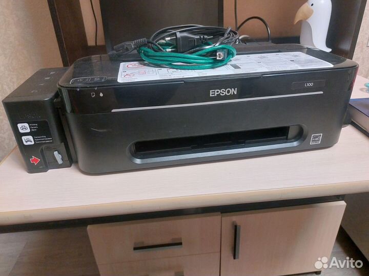 Цветной принтер epson l100 с снпч