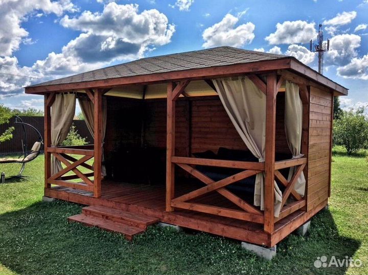 Деревянные беседки