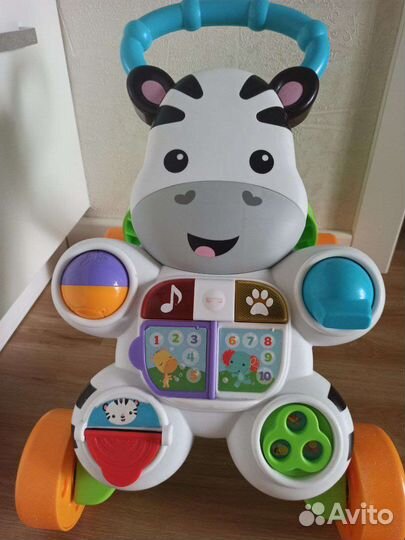 Каталка ходунки Fisher Price Зебра