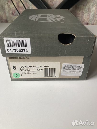 Мокасины Timberland новые
