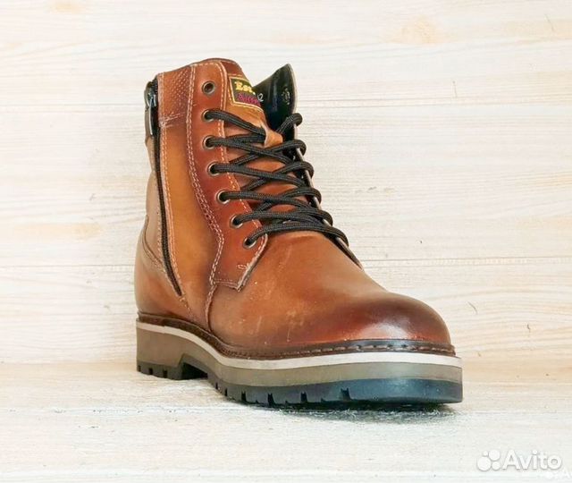 Рр 42 Ботинки мужские зимние Alessio Nesca Кожа