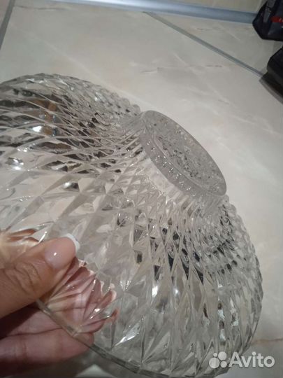 Блюдо хрусталь для фруктов
