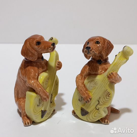 Статуэтка собаки такса в коллекцию. Фарфор Франция