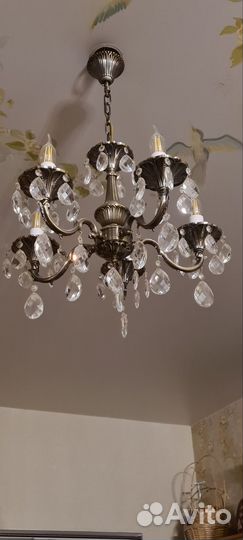 Люстра потолочная подвесная бу