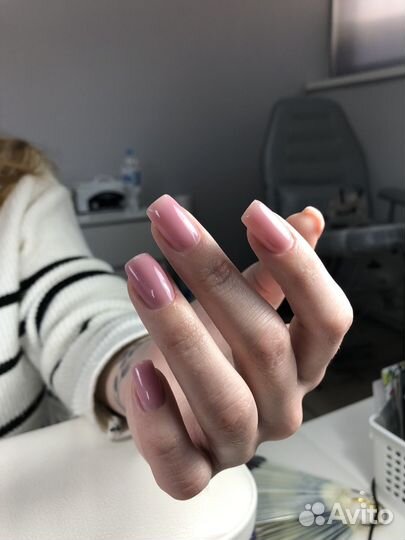 Маникюр, укрепление, гель лак